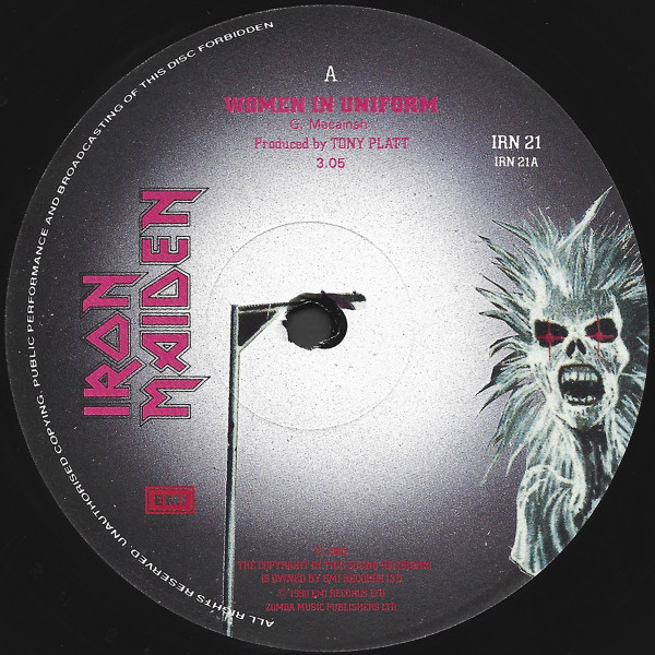 Iron Maiden - Women In Uniform · Twilight Zone | EMI (IRN 2) - 5