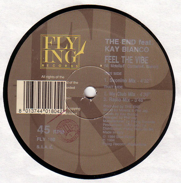 The End Featuring Kay Bianco - Feel The Vibe | Flying Records (FLY 180) - 5 The End Featuring Kay Bianco - Feel The Vibe | Flying Records (FLY 180) - 5