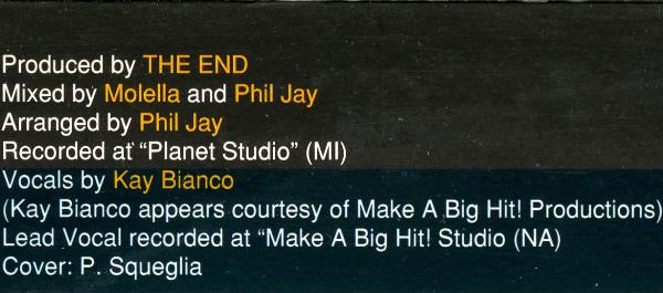 The End Featuring Kay Bianco - Feel The Vibe | Flying Records (FLY 180) - 4 The End Featuring Kay Bianco - Feel The Vibe | Flying Records (FLY 180) - 4