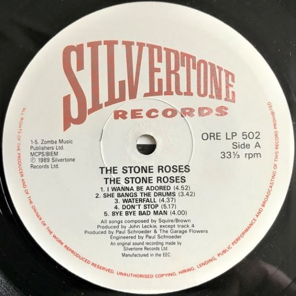 The Stone Roses - The Stone Roses | Silvertone Records (ORE LP 502) - 3 The Stone Roses - The Stone Roses | Silvertone Records (ORE LP 502) - 3