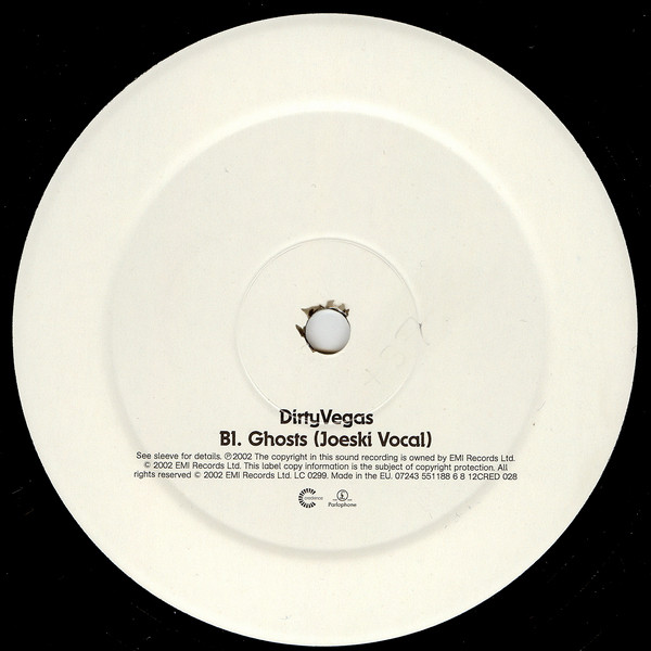 Dirty Vegas - Ghosts | Credence (12CRED 028) - 4 Dirty Vegas - Ghosts | Credence (12CRED 028) - 4