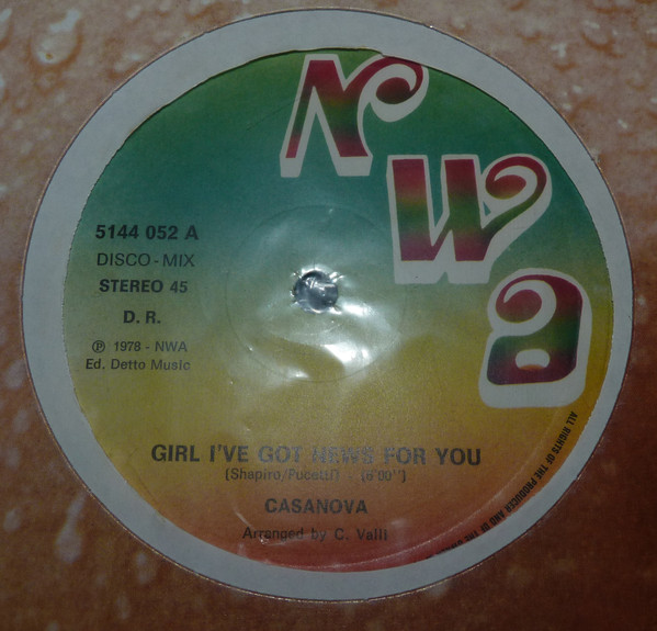 Casanova - Girl I've Got News For You | NWA (5144 052) - 3 Casanova - Girl I've Got News For You | NWA (5144 052) - 3