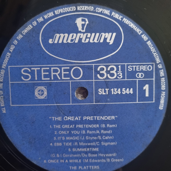 The Platters - The Great Pretender | Mercury (SLT 134 544) - 3 The Platters - The Great Pretender | Mercury (SLT 134 544) - 3