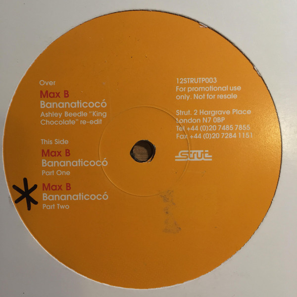 Max-Henri Boulois - Bananaticocó | Strut (12STRUTP003) - 2 Max-Henri Boulois - Bananaticocó | Strut (12STRUTP003) - 2