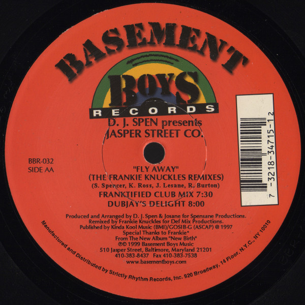 D.J. Spen Presents Jasper Street Co. - Remixes | Basement Boys Records (BBR-032) - 2 D.J. Spen Presents Jasper Street Co. - Remixes | Basement Boys Records (BBR-032) - 2