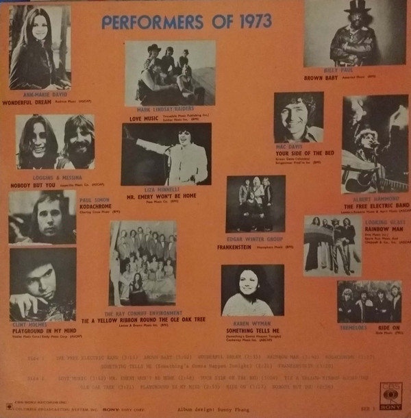Performers Of 1973