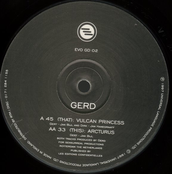 Gerd - Vulcan Princess / Arcturus | Evolution (EVOGD02) - 3