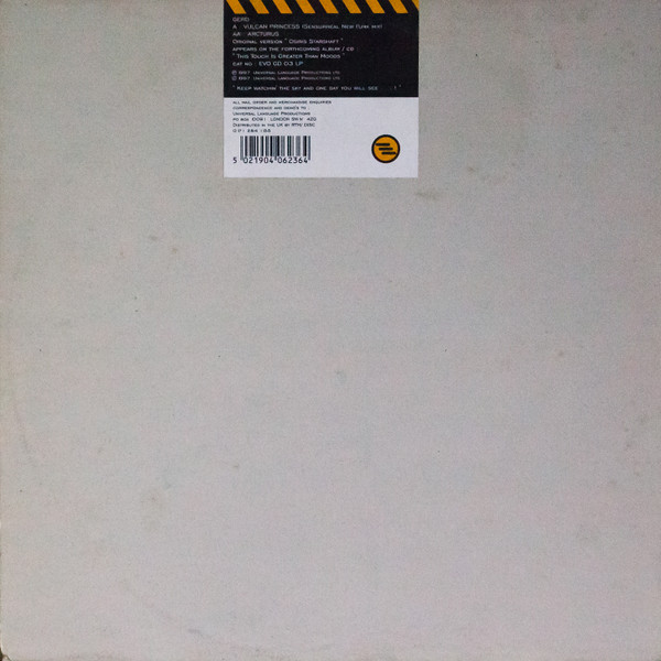 Gerd - Vulcan Princess / Arcturus | Evolution (EVOGD02) - 2