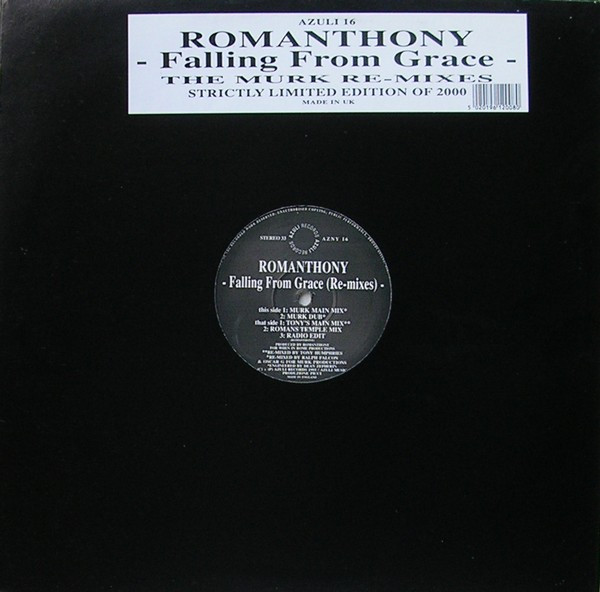 Romanthony - Falling From Grace (Re-Mixes) | Azuli Records (AZNY 16) - main