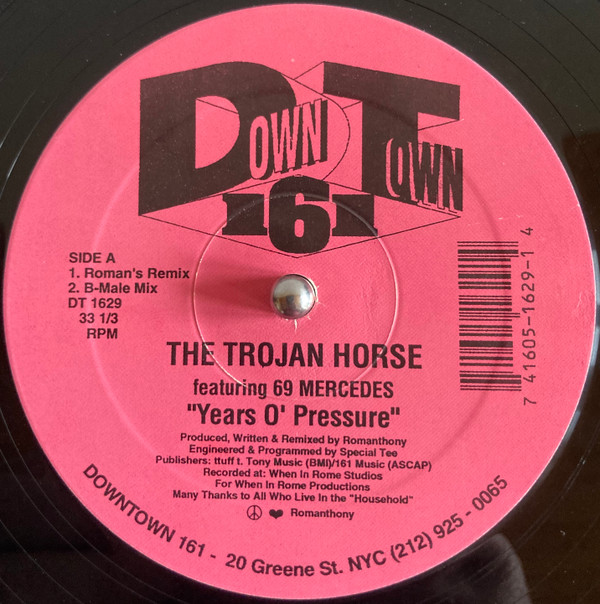 The Trojan Horse  &  69 Mercedes - Years O' Pressure | Downtown 161 (DT 1629) - main