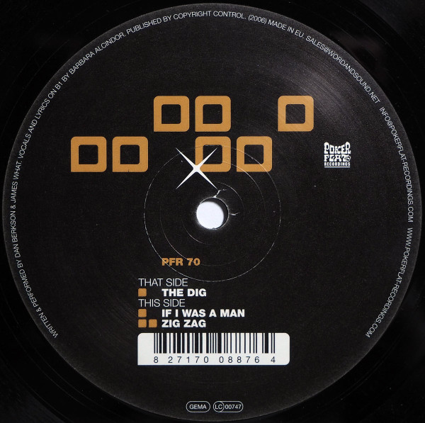 Dan Berkson & James What - The Dig | Poker Flat Recordings (PFR 70) - 2 Dan Berkson & James What - The Dig | Poker Flat Recordings (PFR 70) - 2
