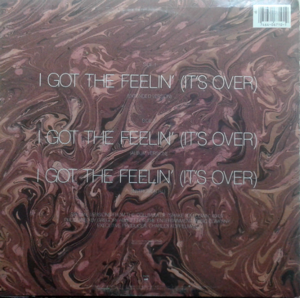 Gregory Abbott - I Got The Feelin' (It's Over) | Columbia (44-06710) - 2