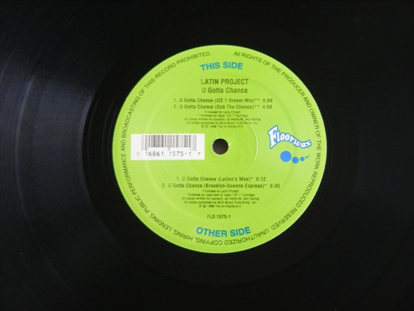 Latin Project - U Gotta Chance | Floorwax (FLO 1575 1) - main Latin Project - U Gotta Chance | Floorwax (FLO 1575 1) - main