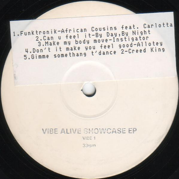 Various - Vibe Alive Showcase EP | Vibe Alive Records (VIBE 1) - main