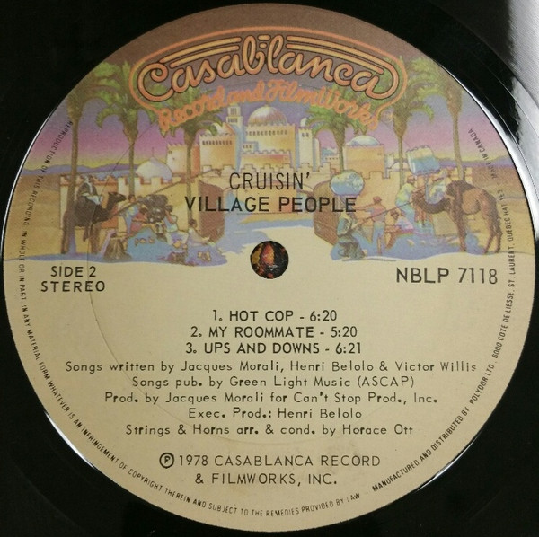 Village People - Cruisin' [Vinyl] | Casablanca (NBLP 7118) - 4