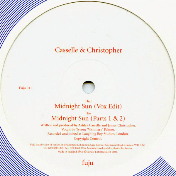 Ashley Casselle & James Christopher - Midnight Sun | Fuju (Fuju 011) - main