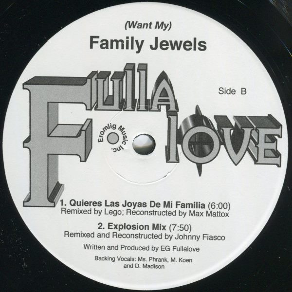 Fullalove - (Want My) Family Jewels | Eromlig Music Inc. (EFG-FJ-001) - 2 Fullalove - (Want My) Family Jewels | Eromlig Music Inc. (EFG-FJ-001) - 2