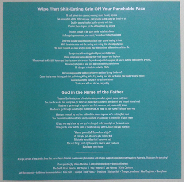 The Smith Street Band - Wipe That Shit-Eating Grin Off Your Punchable Face | Poison City Records (PCR101) - 3 The Smith Street Band - Wipe That Shit-Eating Grin Off Your Punchable Face | Poison City Records (PCR101) - 3