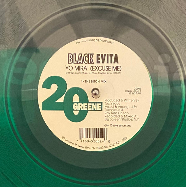 Black Evita - Yo Mira! (Excuse Me) | 20 Greene (G2002) - 4