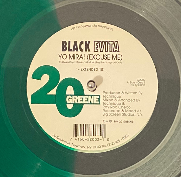 Black Evita - Yo Mira! (Excuse Me) | 20 Greene (G2002) - 5