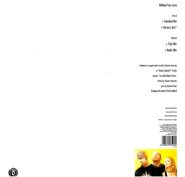 F.R. Connection  &  Master Freez - Without Your Love | Discoid Corporation (DIO 059) - 2