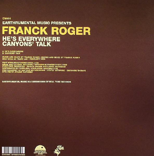 Franck Roger - He's Everywhere / Canyons' Talk | Earthrumental Music (EM001) - 4 Franck Roger - He's Everywhere / Canyons' Talk | Earthrumental Music (EM001) - 4
