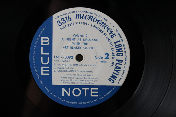 A Night At Birdland, Volume 2