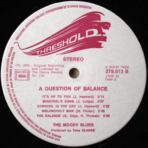 The Moody Blues - Question Of Balance | Threshold (278.013 B) - 6 The Moody Blues - Question Of Balance | Threshold (278.013 B) - 6