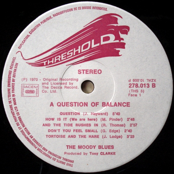 The Moody Blues - Question Of Balance | Threshold (278.013 B) - 5 The Moody Blues - Question Of Balance | Threshold (278.013 B) - 5