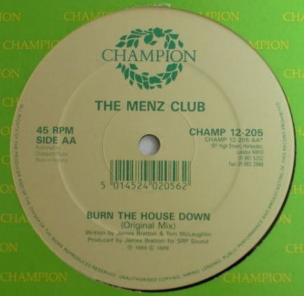 The Menz Club - Burn The House Down | Champion (CHAMP 12-205) - 2 The Menz Club - Burn The House Down | Champion (CHAMP 12-205) - 2