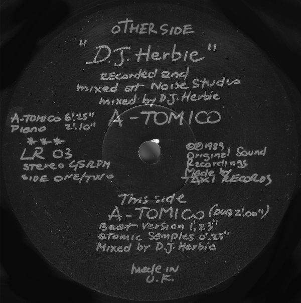 DJ Herbie - A-Tomico | Taxi Records (LR 03) - main DJ Herbie - A-Tomico | Taxi Records (LR 03) - main