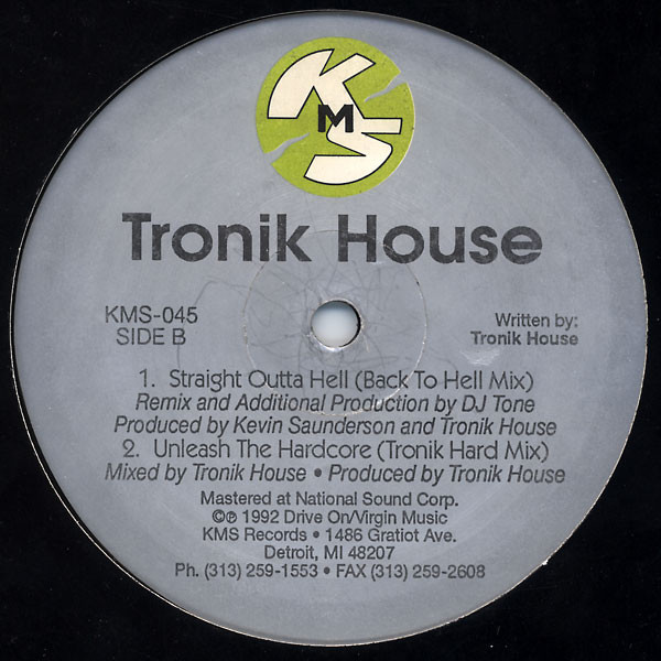 Tronik House - Straight Outta Hell | KMS (KMS-045) - 4 Tronik House - Straight Outta Hell | KMS (KMS-045) - 4