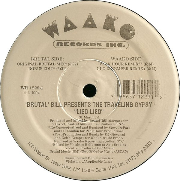 Brutal Bill - Lieo Lieo | Waako Records (WR 1229)