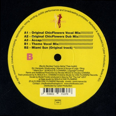 Muriel Fowler - Rythm Is A Dancer | Chic Flowerz Records (CF 016) - 2 Muriel Fowler - Rythm Is A Dancer | Chic Flowerz Records (CF 016) - 2