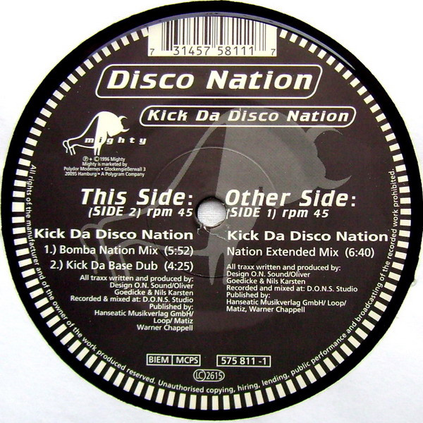 Disco Nation - Kick Da Disco Nation | Mighty (575 811-1) - 5