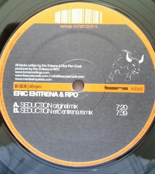 Eric Entrena & Rick Pier O'Neil - Seduction | Toro (Toro002) - 3