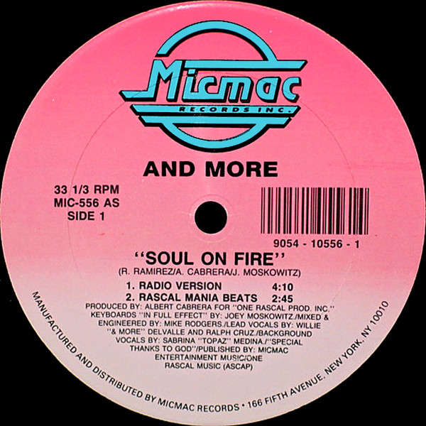 & More - Soul On Fire | Micmac Records, Inc. (MIC-556) - main