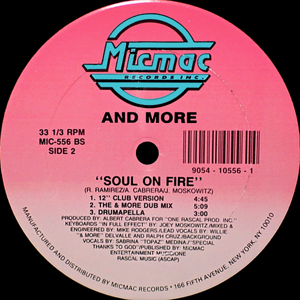 & More - Soul On Fire | Micmac Records, Inc. (MIC-556) - 2