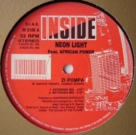 Neon Light Feat. African Power - Zi Pompa | Inside (IN 6106)