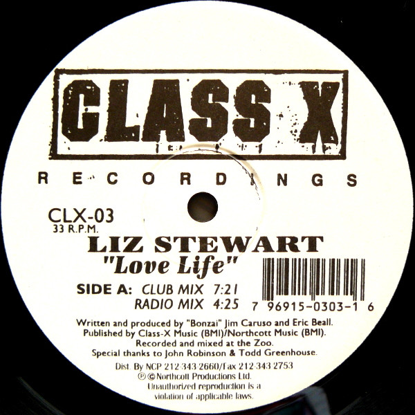 Liz Stewart - Love Life | Class X Recordings (CLX-03)
