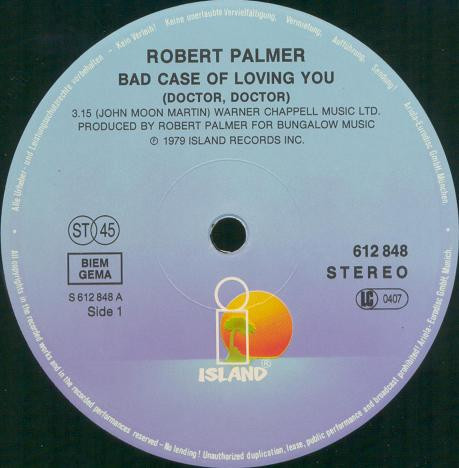 Bad Case Of Loving You (Doctor, Doctor)