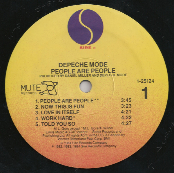 Depeche Mode - People Are People | Sire (9 25124-1) - 3