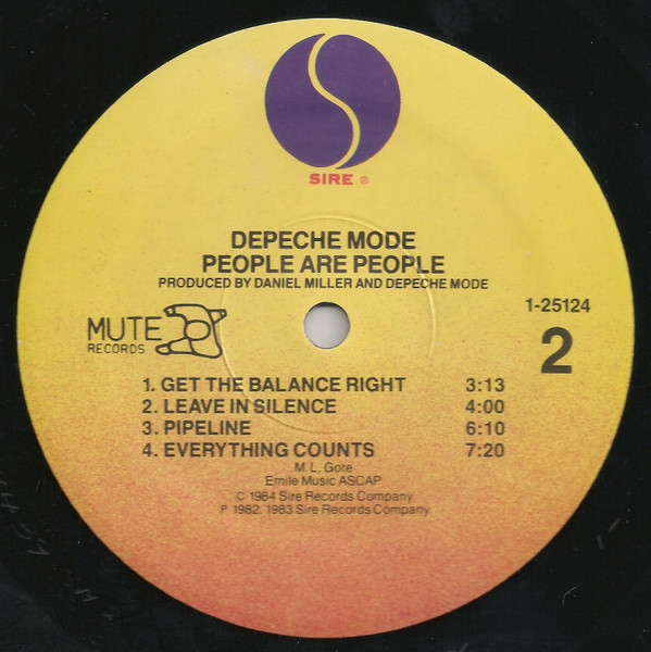 Depeche Mode - People Are People | Sire (9 25124-1) - 4