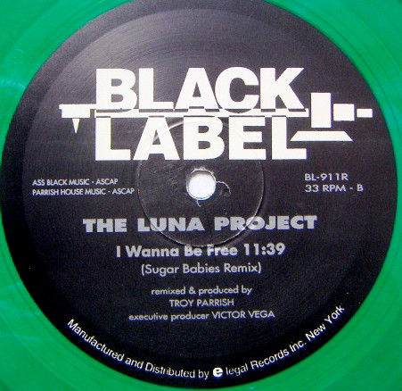 Luna Project - I Wanna Be Free (Remixes) (Part 2) | Black Label (BL-911R) - 3