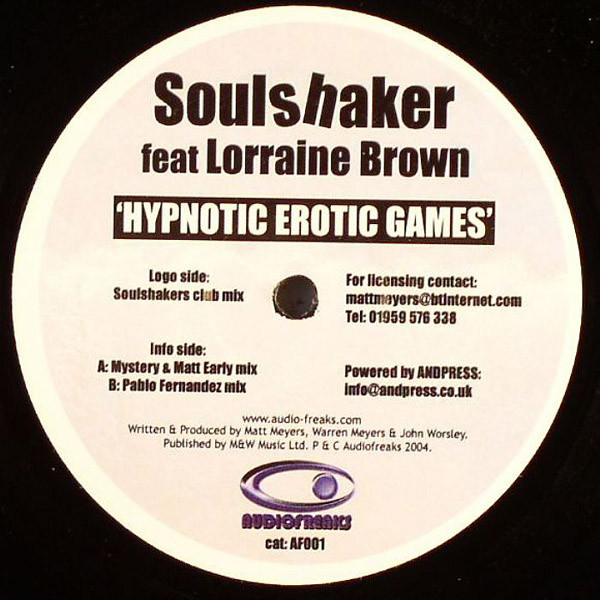 Soulshaker - Hypnotic Erotic Games | Audiofreaks (AF001) - main