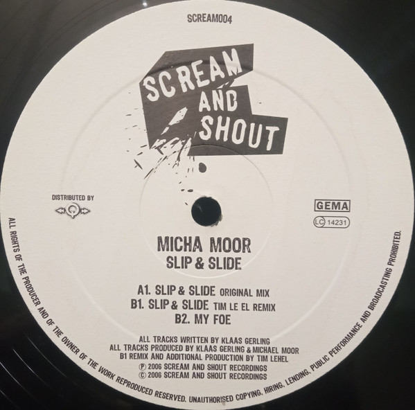 Micha Moor - Slip & Slide | Scream And Shout Recordings (SCREAM004)