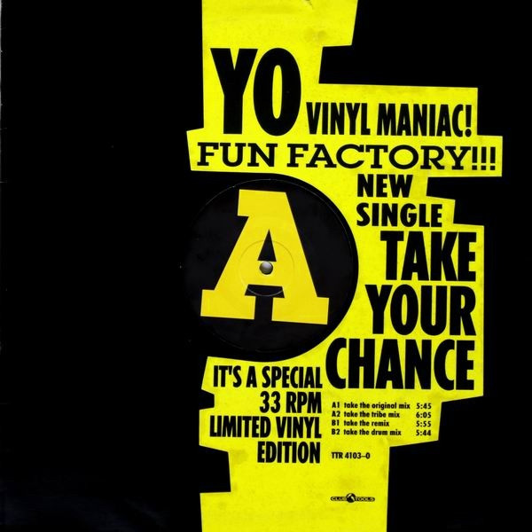 Fun Factory - Take Your Chance | Regular Records (TTR 4103-0) - main Fun Factory - Take Your Chance | Regular Records (TTR 4103-0) - main