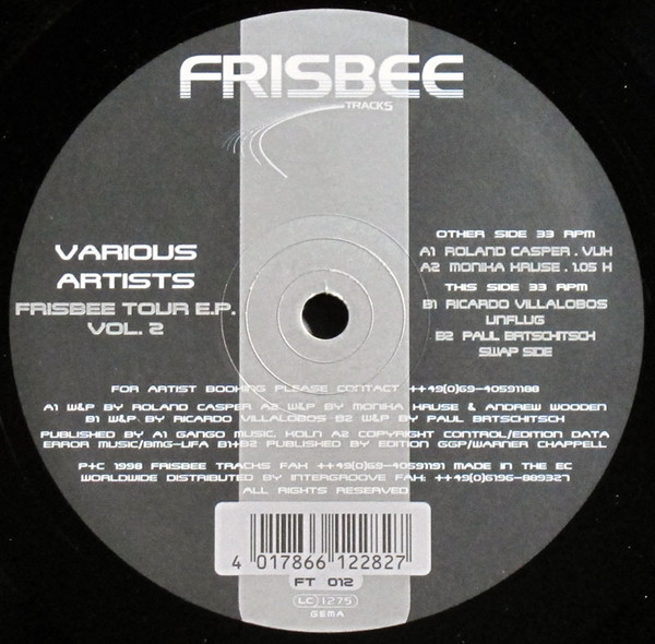 Various - Frisbee Tour E.P. Vol. 2 | Frisbee Tracks (FT 012) - main