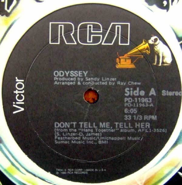 Odyssey - Don't Tell Me, Tell Her / Use It Up And Wear It Out | RCA Victor (PD-11963) - main Odyssey - Don't Tell Me, Tell Her / Use It Up And Wear It Out | RCA Victor (PD-11963) - main