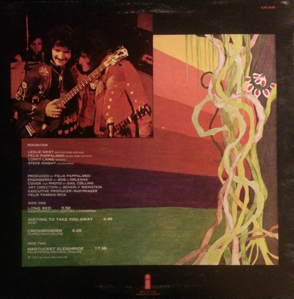 Mountain Featuring Leslie West , Felix Pappalardi - Live (The Road Goes Ever On) | Island Records (ILPS 9199) - 2